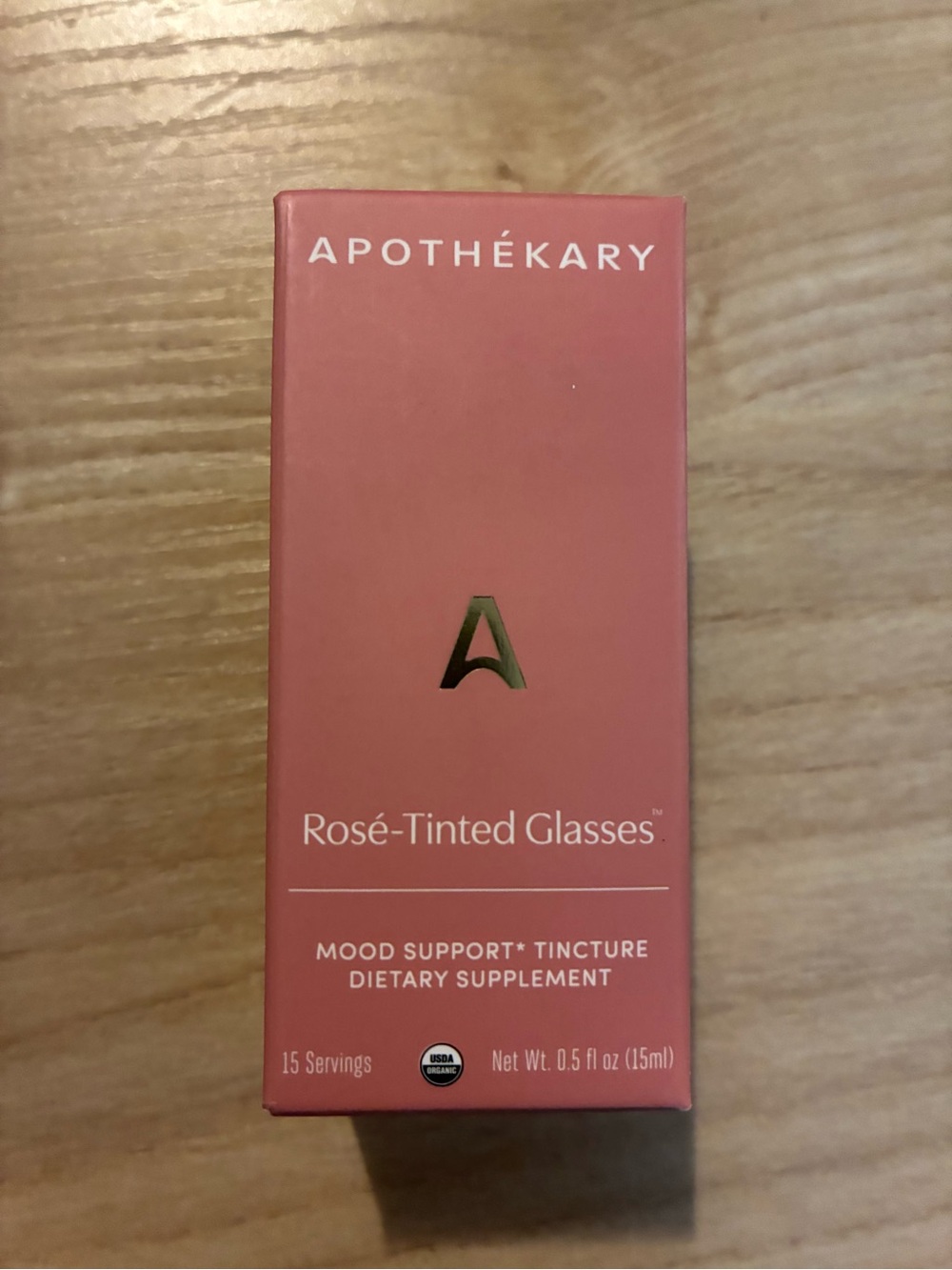 Apothékary Rosé-Tinted Glasses Mood Support